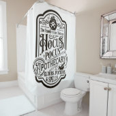 Hocus Pocus Apothecary Duschvorhang (Beispiel)
