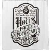 Hocus Pocus Apothecary Duschvorhang (Vorderseite)
