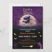 Hocus Pocus Baby Shower Einladung (Vorderseite)