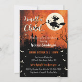 Hocus Pocus Baby Shower Einladung (Vorderseite)