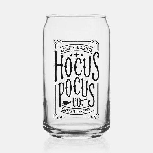 Hocus Pocus Beer Can Glass Dosenglas (Vorderseite)
