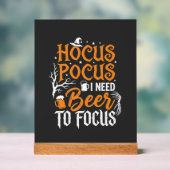 Hocus Pocus Bier Halloween Design_1 Acrylschild (Neutral)