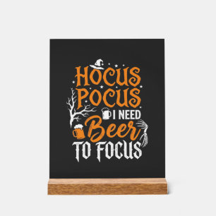 Hocus Pocus Bier Halloween Design_1 Acrylschild