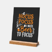 Hocus Pocus Bier Halloween Design_1 Acrylschild (Winkel)
