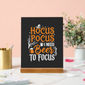 Hocus Pocus Bier Halloween Design_1 Acrylschild (Hochzeit)