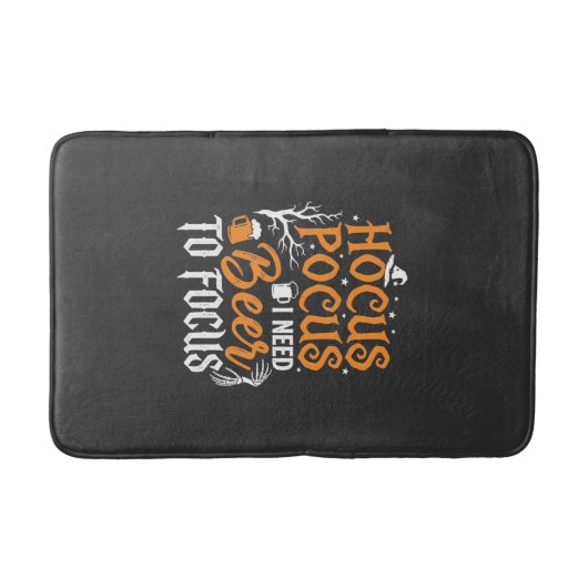 Hocus Pocus Bier Halloween Design_1 Badematte (Vorderseite)
