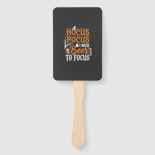 Hocus Pocus Bier Halloween Design_1 Fächer (Vorderseite)