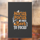Hocus Pocus Bier Halloween Design_1 Fensteraufkleber (Blatt 2)