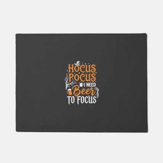 Hocus Pocus Bier Halloween Design_1 Fußmatte (Vorderseite)