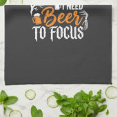 Hocus Pocus Bier Halloween Design_1 Geschirrtuch (Gefaltet)