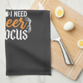 Hocus Pocus Bier Halloween Design_1 Geschirrtuch (Viertel Falte)