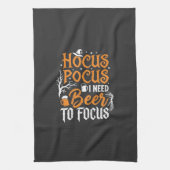 Hocus Pocus Bier Halloween Design_1 Geschirrtuch (Vertikal)