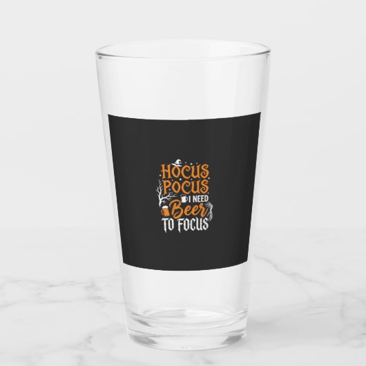 Hocus Pocus Bier Halloween Design_1 Glas (Vorderseite)
