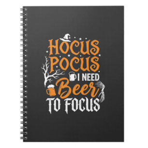Hocus Pocus Bier Halloween Design_1 Notizblock