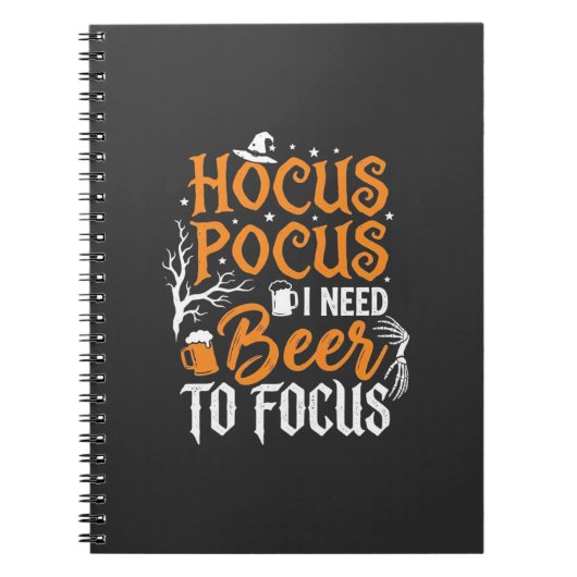 Hocus Pocus Bier Halloween Design_1 Notizblock (Vorderseite)