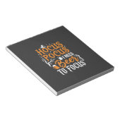 Hocus Pocus Bier Halloween Design_1 Notizblock (angewinkelt)