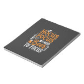 Hocus Pocus Bier Halloween Design_1 Notizblock (Rotiert)