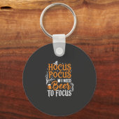 Hocus Pocus Bier Halloween Design_1 Schlüsselanhänger (Vorderseite)