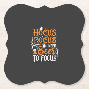 Hocus Pocus Bier Halloween Design_1 Untersetzer