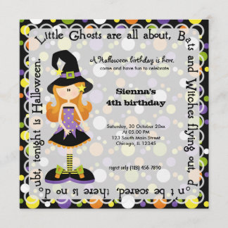 Hocus Pocus Birthday Party Einladung