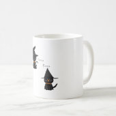 Hocus Pocus Black Cats Kaffeetasse (VorderseiteRechts)