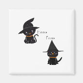 Hocus Pocus Black Cats Magnet (Vorne)
