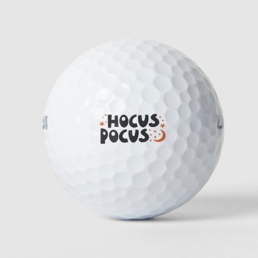 Hocus Pocus cat pumphalloween spooky Golfball (Vorderseite)