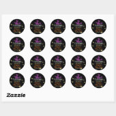 Hocus Pocus Circle Sticker (Blatt)