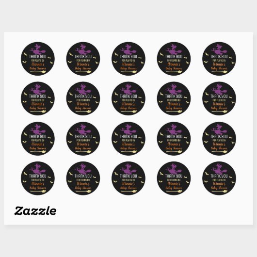 Hocus Pocus Circle Sticker (Blatt)