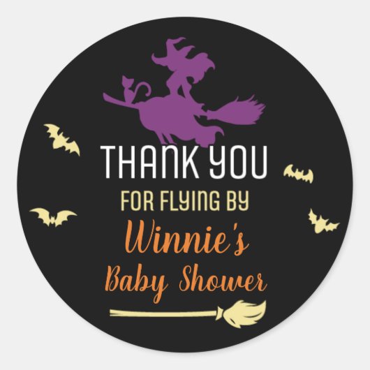 Hocus Pocus Circle Sticker (Vorderseite)