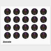 Hocus Pocus Circle Sticker (Blatt)