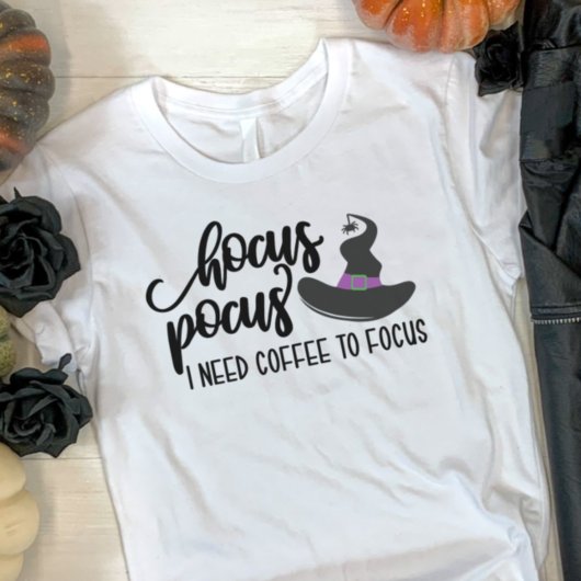 Hocus Pocus Coffee Halloween T-Shirt