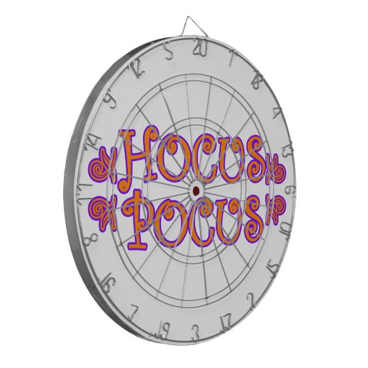Hocus Pocus Dartscheibe (Vorderseite Links)