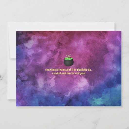 Hocus Pocus Einladungen (Rückseite)