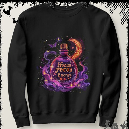 Hocus Pocus Energy | ExDesigner | Halloween Sweatshirt