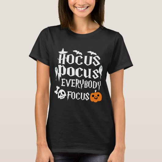 Hocus Pocus Everybody Focus Rotzunge T - Shirt, Ho T-Shirt (Vorderseite)