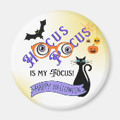 Hocus Pocus Focus Halloween Magnet (Vorne)