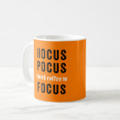 Hocus Pocus Focus Niedlich Funny Halloween Kaffee  Kaffeetasse (Vorderseite Links)