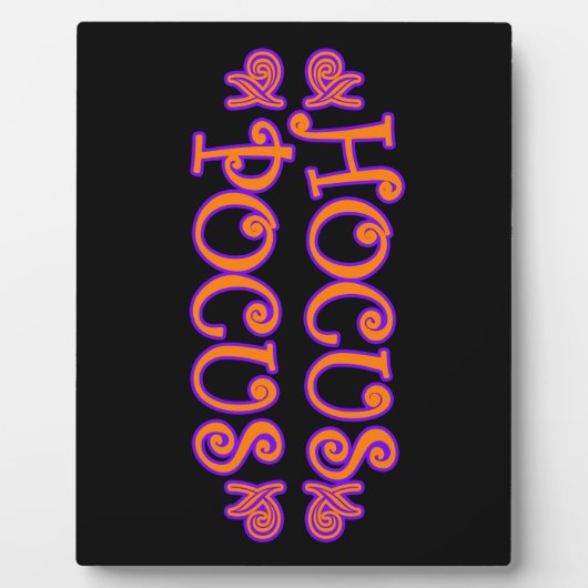 Hocus Pocus Fotoplatte (Vorderseite)