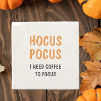 Hocus Pocus Funny Halloween Zitat | Orange