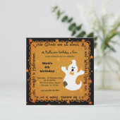 Hocus Pocus Ghost Birthday Einladung (Stehend Vorderseite)