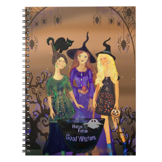 Hocus Pocus Good Hexen Halloween-Notebook Notizblock (Vorderseite)