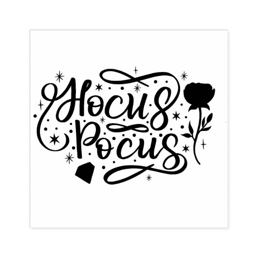Hocus Pocus Gummistempel (Prägung)