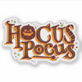 Hocus Pocus Halloween-Aufkleber Aufkleber (Vorderseite)