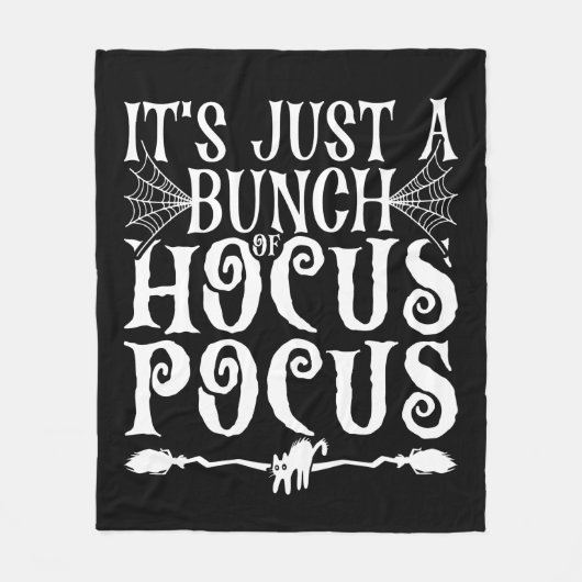 Hocus Pocus Halloween Fleecedecke (Vorderseite)