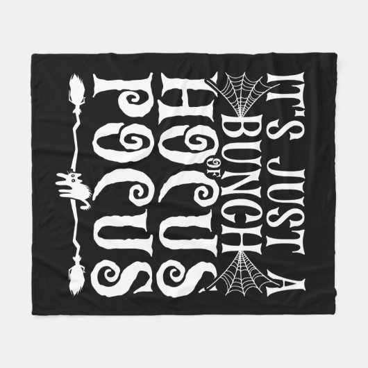 Hocus Pocus Halloween Fleecedecke (Vorderseite (Horizontal))
