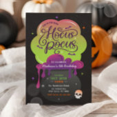 Hocus Pocus Halloween Geburtstagsparty Einladung