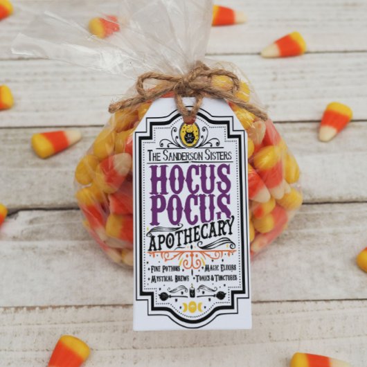 Hocus Pocus Halloween-Geschenk-Tag Geschenkanhänger