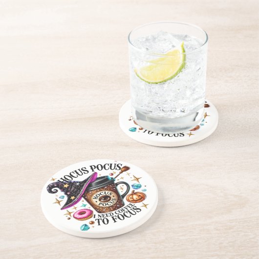 Hocus Pocus Halloween Getränkeuntersetzer (Seite)
