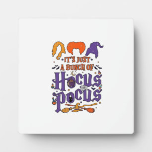 Hocus Pocus Halloween Hexen Kessel Besen Katze M Fotoplatte